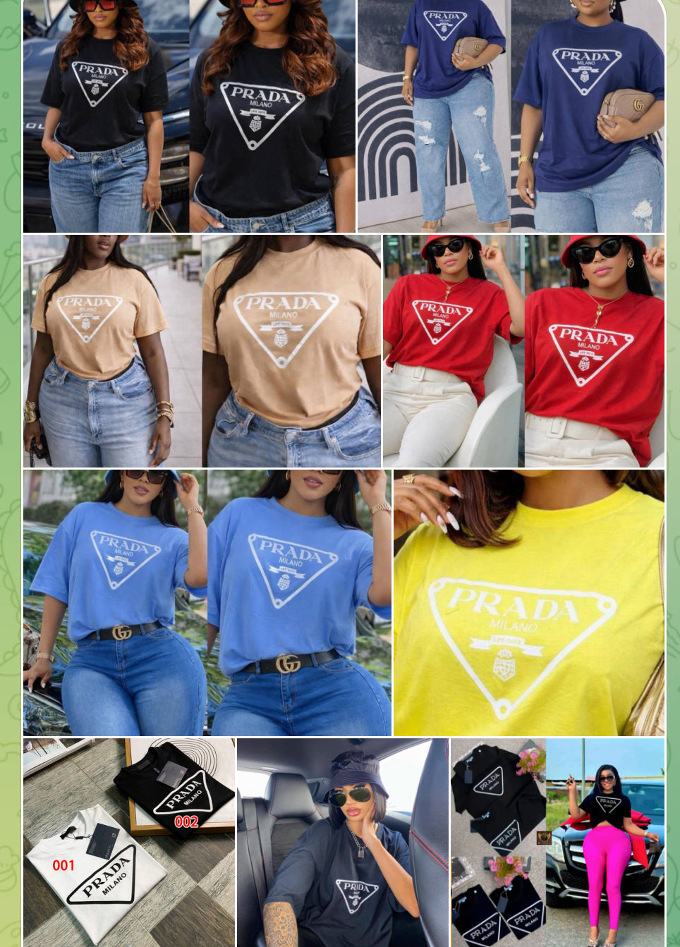Prada 100pcs