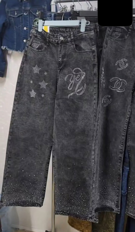 Rhinestone jean, pre order December goods, 10pcs per set