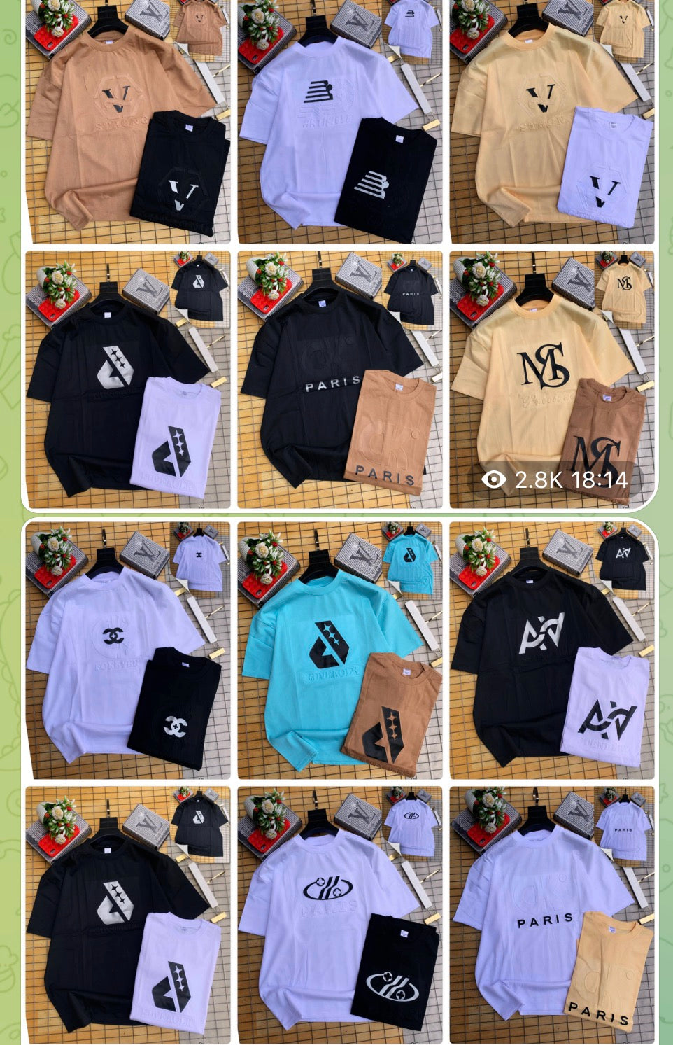 Push up tees 100pcs